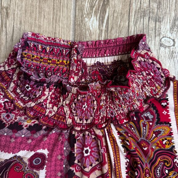 Susan Graver Womens‎ Tunic Top Plus 2X Liquid Knit Stretchy Blouse Boho Paisley - Picture 6 of 7